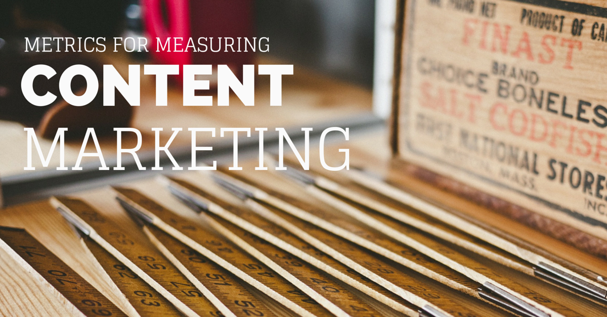 metrics for measuring content marketing